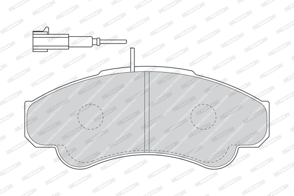 Brake Pad Set, disc brake PREMIER ECO FRICTION FVR1479