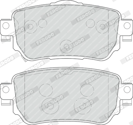 Brake Pad Set, disc brake PREMIER ECO FRICTION FDB4842