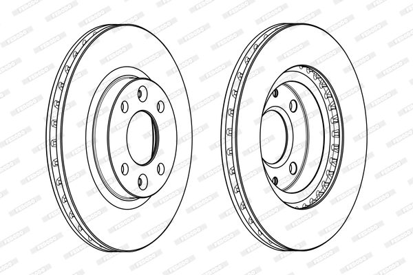 Brake Disc PREMIER DDF2327C