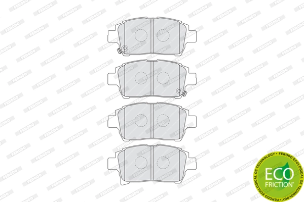 Brake Pad Set, disc brake PREMIER ECO FRICTION FDB1985