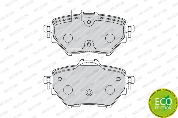 Brake Pad Set, disc brake PREMIER ECO FRICTION FDB4680
