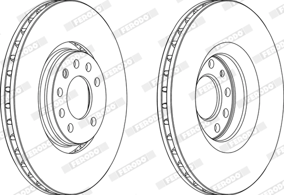 Brake Disc PREMIER DDF1237C-1