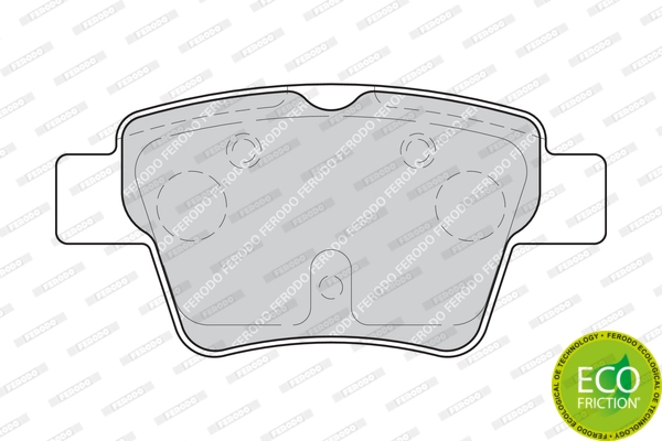 Brake Pad Set, disc brake PREMIER ECO FRICTION FDB1784