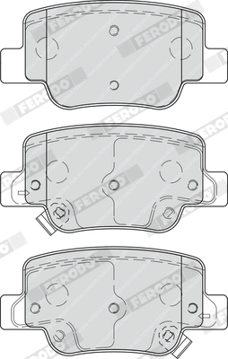 Brake Pad Set, disc brake PREMIER ECO FRICTION FDB4275