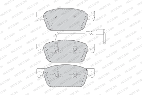 Brake Pad Set, disc brake PREMIER FUSE+ Technology FVR4302