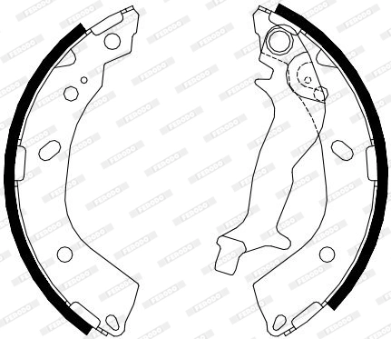 Brake Shoe Set PREMIER FSB4083
