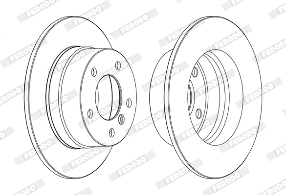 Brake Disc PREMIER Coat+ disc DDF1361C