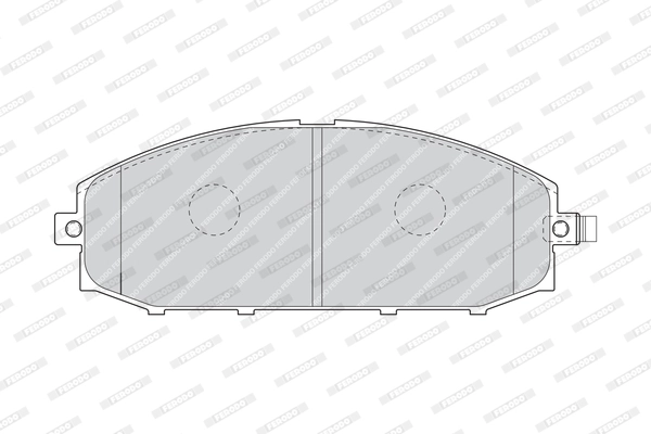 Brake Pad Set, disc brake PREMIER FDB1577