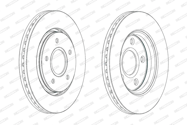 Brake Disc PREMIER DDF1807C