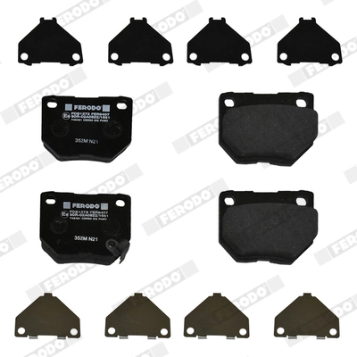 Brake Pad Set, disc brake PREMIER FDB1372
