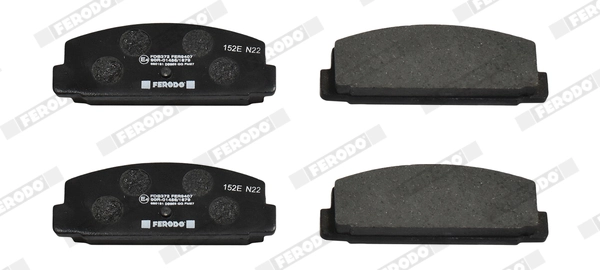 Brake Pad Set, disc brake PREMIER FDB372