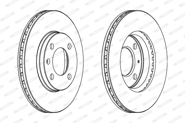 Brake Disc PREMIER Coat+ disc DDF175C