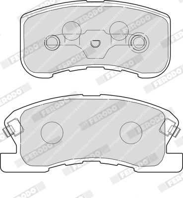 Brake Pad Set, disc brake PREMIER FDB1501