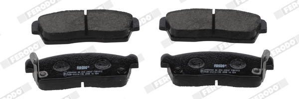 Brake Pad Set, disc brake PREMIER ECO FRICTION FDB1812