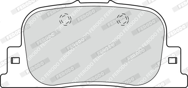 Brake Pad Set, disc brake PREMIER FDB1686