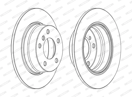 Brake Disc PREMIER Coat+ disc DDF1303C