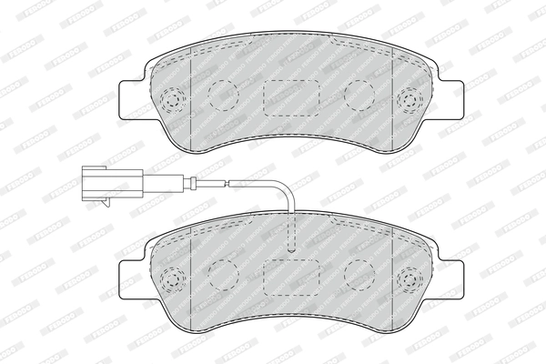 Brake Pad Set, disc brake PREMIER ECO FRICTION FVR4910