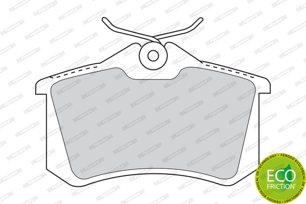 Brake Pad Set, disc brake PREMIER ECO FRICTION FDB1788