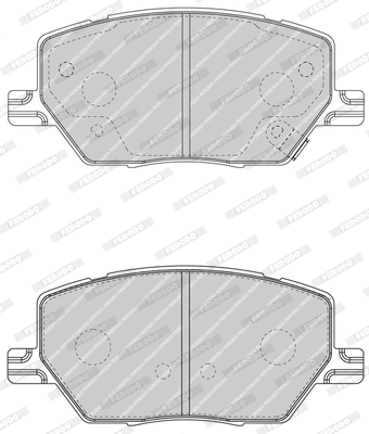 Brake Pad Set, disc brake PREMIER FDB4688