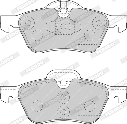Brake Pad Set, disc brake PREMIER ECO FRICTION FDB1499