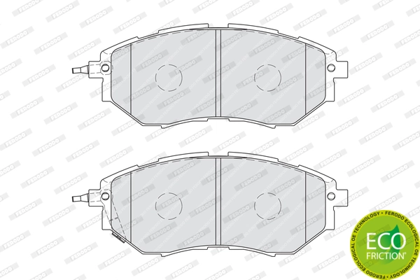 Brake Pad Set, disc brake PREMIER ECO FRICTION FDB1984
