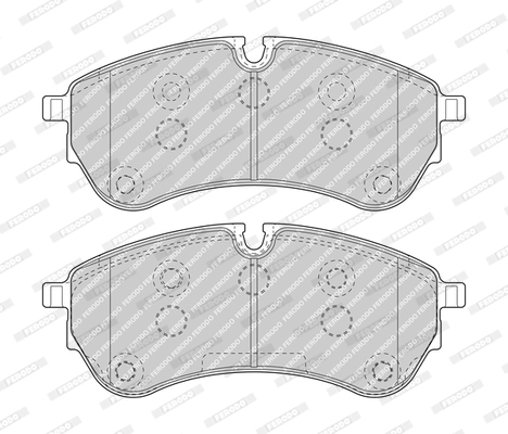 Brake Pad Set, disc brake PREMIER ECO FRICTION FVR5067
