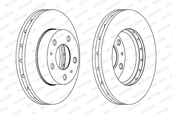 Brake Disc PREMIER DDF1718-1