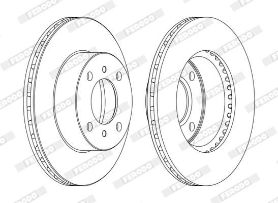 Brake Disc PREMIER Coat+ disc DDF1005C