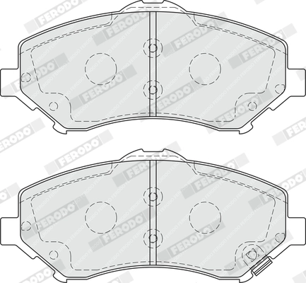 Brake Pad Set, disc brake PREMIER ECO FRICTION FDB4074
