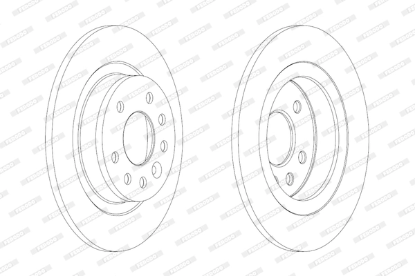 FERODO DDF1877C Brake Disc