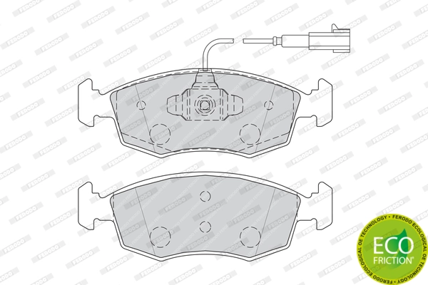 Brake Pad Set, disc brake PREMIER ECO FRICTION FDB4353