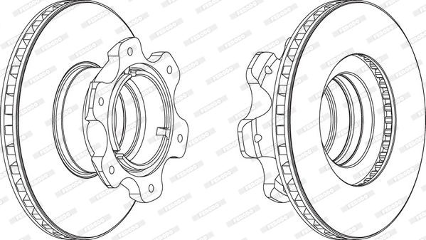 FERODO FCR209A Brake Disc