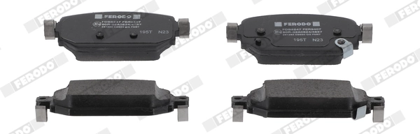Brake Pad Set, disc brake PREMIER ECO FRICTION FDB5247