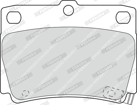 Brake Pad Set, disc brake PREMIER FDB1570