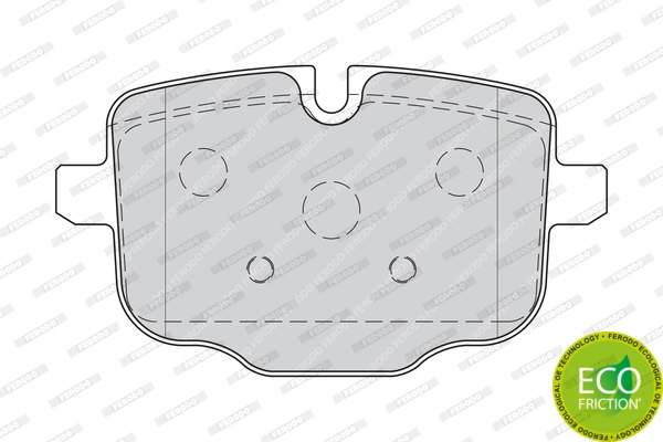 Brake Pad Set, disc brake FUSE+ Technology FDB4381