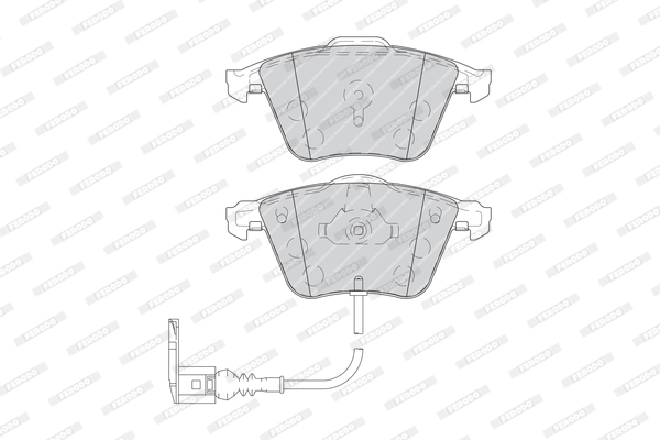 Brake Pad Set, disc brake PREMIER FDB4223