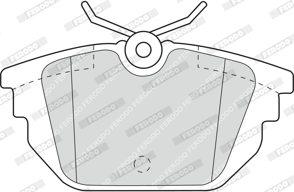 Brake Pad Set, disc brake PREMIER ECO FRICTION FDB1113