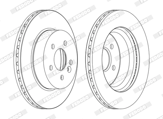 Brake Disc PREMIER DDF1036C