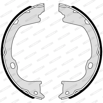Brake Shoe Set, parking brake PREMIER FSB4169