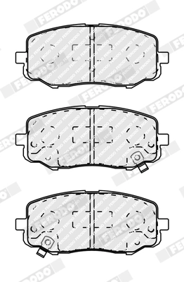 Brake Pad Set, disc brake PREMIER ECO FRICTION FDB4234