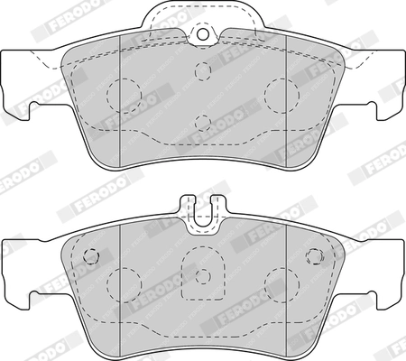 Brake Pad Set, disc brake PREMIER ECO FRICTION FDB1526