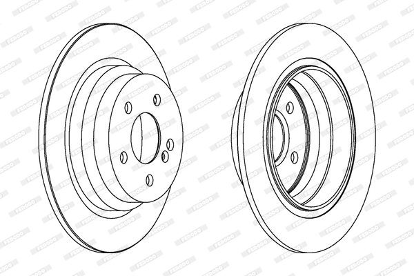 Brake Disc PREMIER DDF1308C