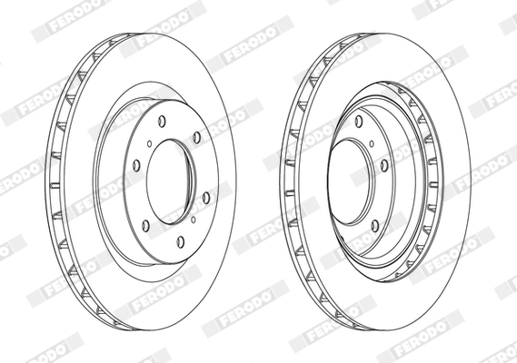 Brake Disc PREMIER DDF1757C