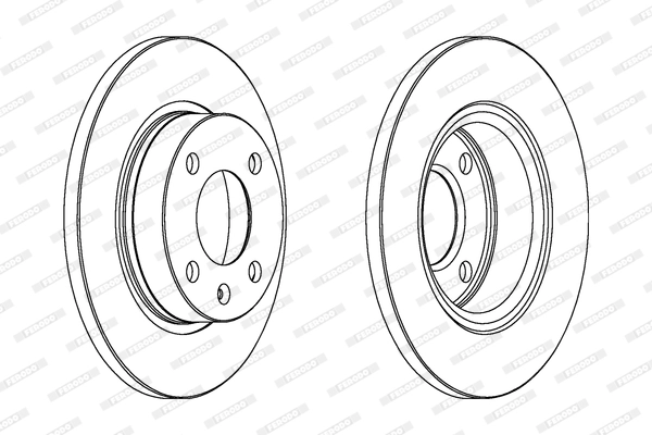 Brake Disc PREMIER DDF875
