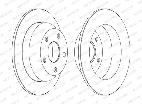 Brake Disc PREMIER Coat+ disc DDF1553C