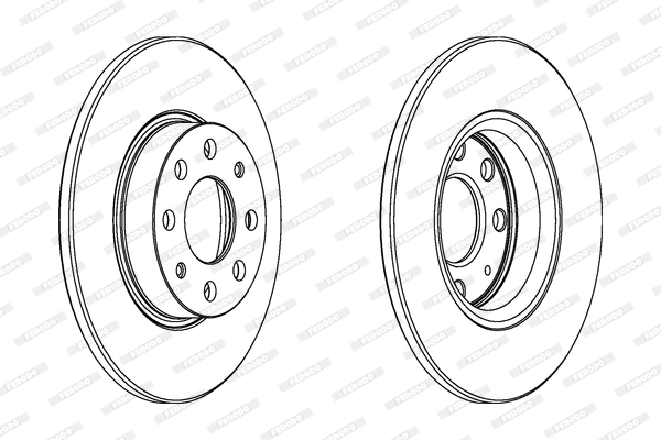 Brake Disc PREMIER Coat+ disc DDF1784C