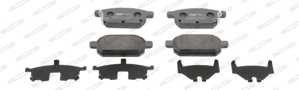 Brake Pad Set, disc brake PREMIER ECO FRICTION FDB4430