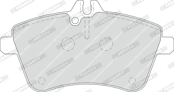 Brake Pad Set, disc brake PREMIER ECO FRICTION FDB1750