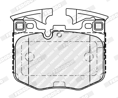 Brake Pad Set, disc brake PREMIER ECO FRICTION FDB5055