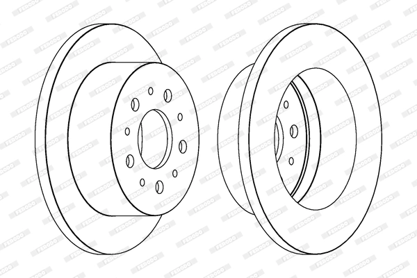 Brake Disc PREMIER Coat+ disc DDF1653C